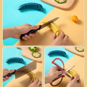 Banana shape knife
