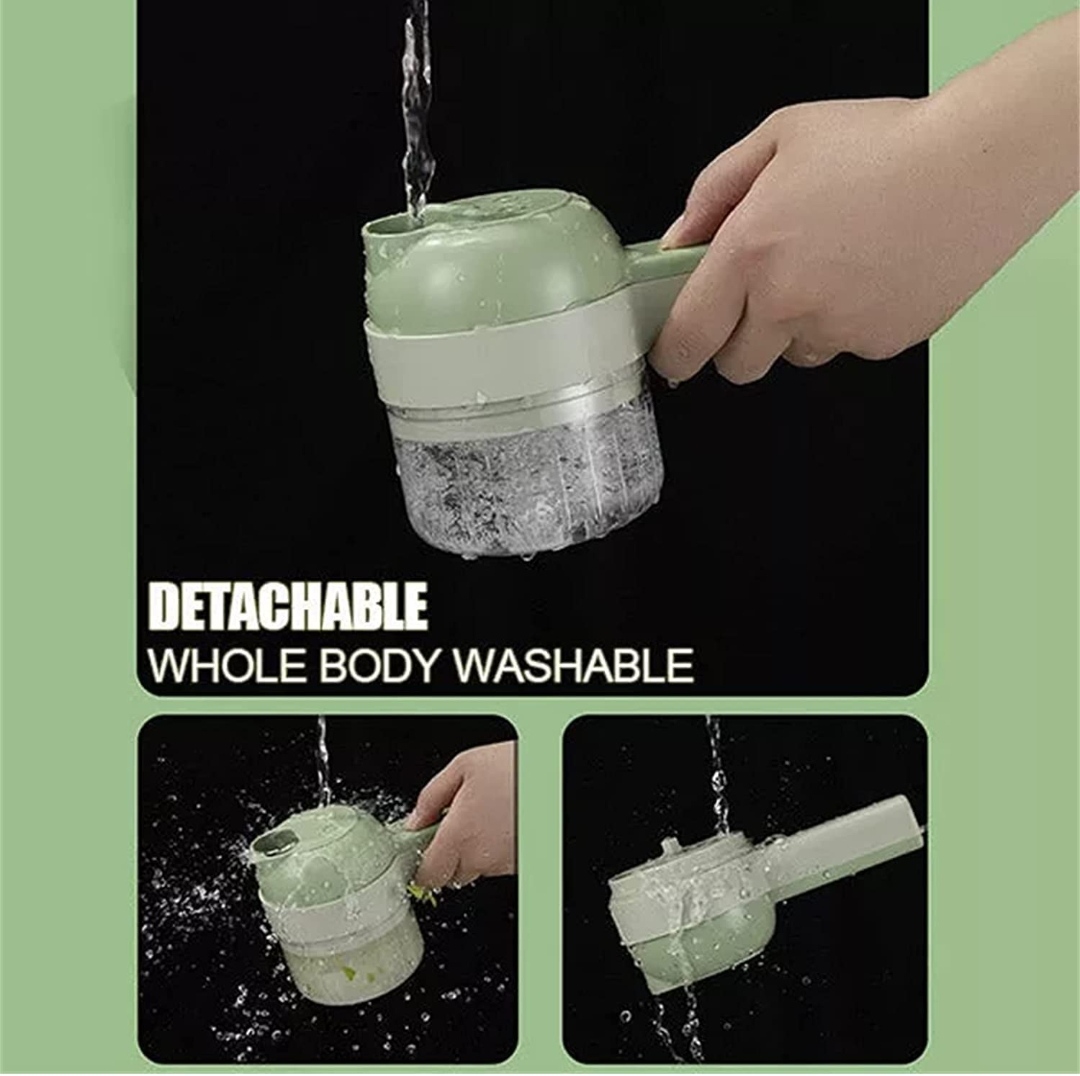 4 in 1 Electric Vegetables Cutter - Image 4