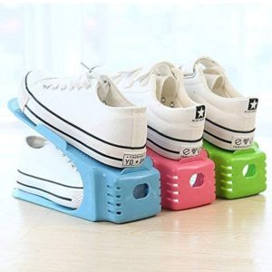 Double Adjustable Shoe Rack