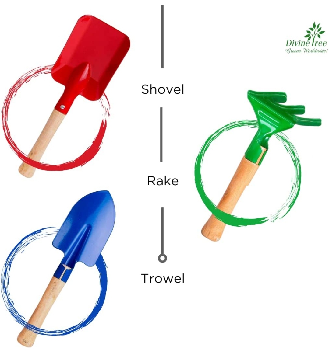 3-Piece Kids Garden Tools - Image 3